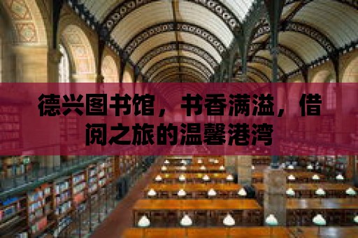 德興圖書館，書香滿溢，借閱之旅的溫馨港灣