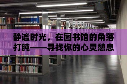 靜謐時光，在圖書館的角落打盹——尋找你的心靈憩息地