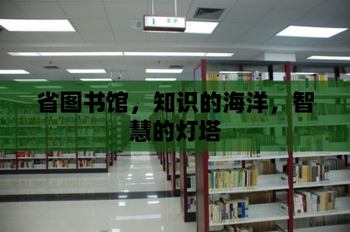 省圖書館，知識(shí)的海洋，智慧的燈塔