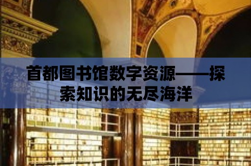 首都圖書館數字資源——探索知識的無盡海洋