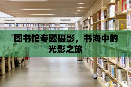 圖書館專題攝影，書海中的光影之旅