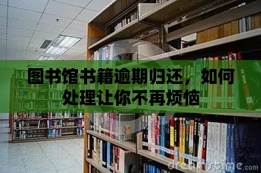 圖書館書籍逾期歸還，如何處理讓你不再煩惱