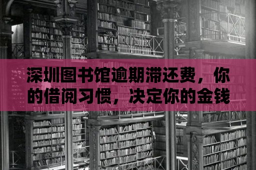 深圳圖書館逾期滯還費，你的借閱習慣，決定你的金錢付出