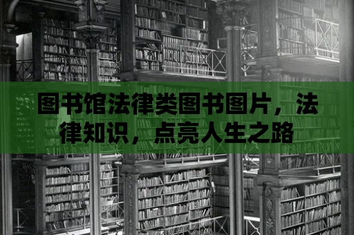 圖書館法律類圖書圖片，法律知識，點亮人生之路