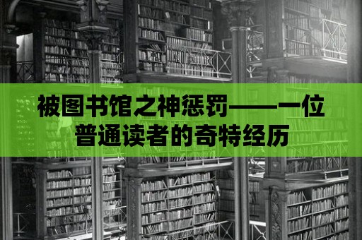 被圖書館之神懲罰——一位普通讀者的奇特經歷