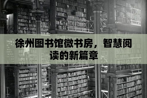 徐州圖書館微書房，智慧閱讀的新篇章