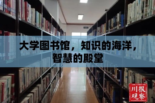 大學圖書館，知識的海洋，智慧的殿堂