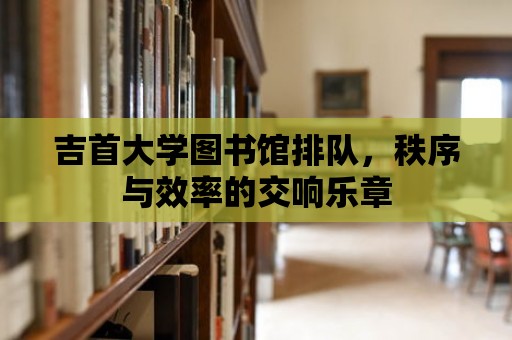 吉首大學圖書館排隊，秩序與效率的交響樂章