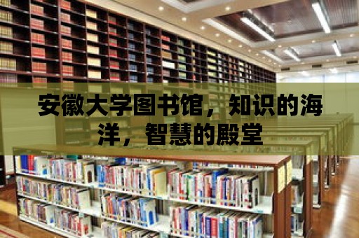 安徽大學圖書館，知識的海洋，智慧的殿堂