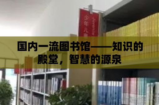 國內一流圖書館——知識的殿堂，智慧的源泉