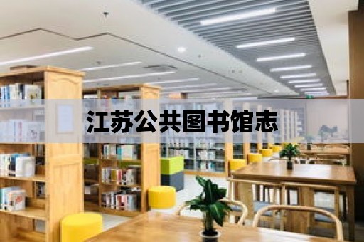 江蘇公共圖書館志