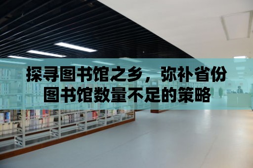 探尋圖書館之鄉，彌補省份圖書館數量不足的策略