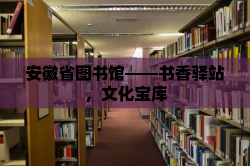 安徽省圖書館——書香驛站，文化寶庫