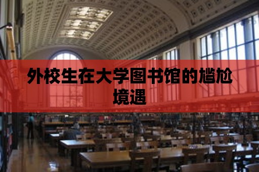 外校生在大學(xué)圖書館的尷尬境遇