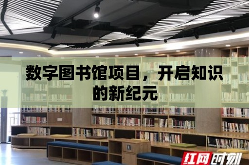 數字圖書館項目，開啟知識的新紀元