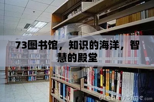 73圖書館，知識的海洋，智慧的殿堂