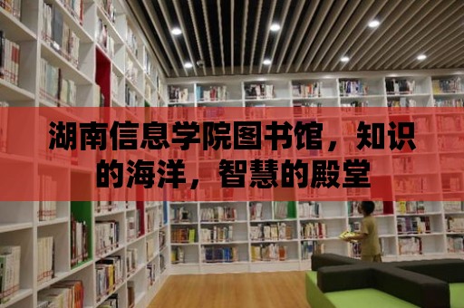 湖南信息學院圖書館，知識的海洋，智慧的殿堂