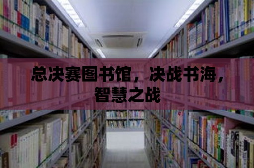 總決賽圖書館，決戰書海，智慧之戰