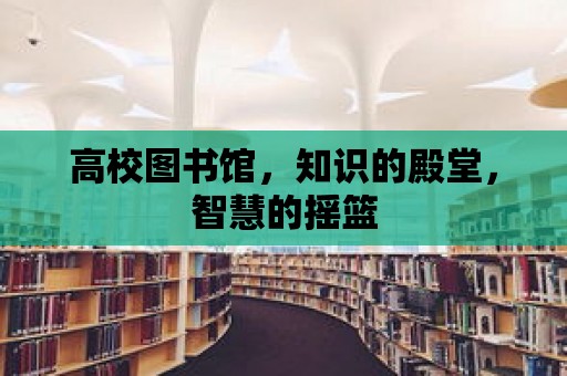 高校圖書館，知識的殿堂，智慧的搖籃