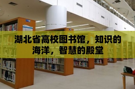 湖北省高校圖書館，知識的海洋，智慧的殿堂