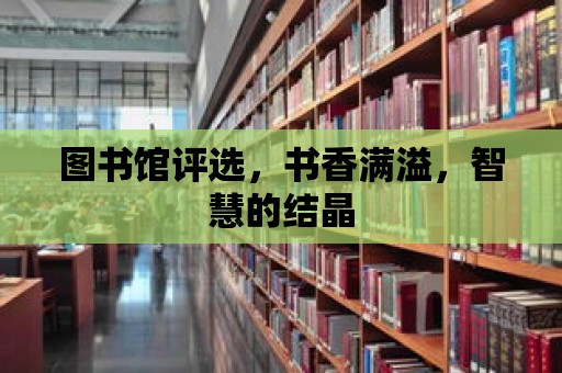 圖書館評選，書香滿溢，智慧的結晶