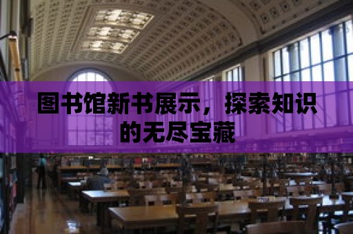 圖書館新書展示，探索知識的無盡寶藏