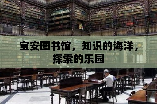 寶安圖書館，知識的海洋，探索的樂園