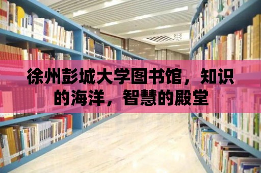 徐州彭城大學圖書館，知識的海洋，智慧的殿堂