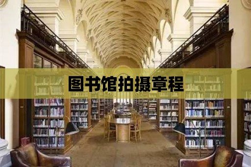 圖書館拍攝章程