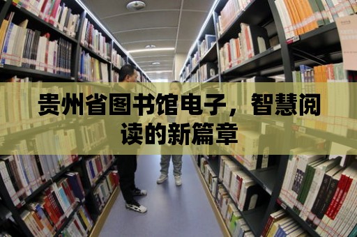 貴州省圖書館電子，智慧閱讀的新篇章