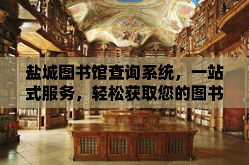 鹽城圖書館查詢系統(tǒng)，一站式服務，輕松獲取您的圖書信息