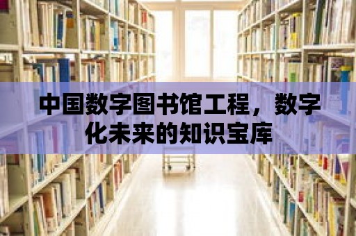 中國數字圖書館工程，數字化未來的知識寶庫