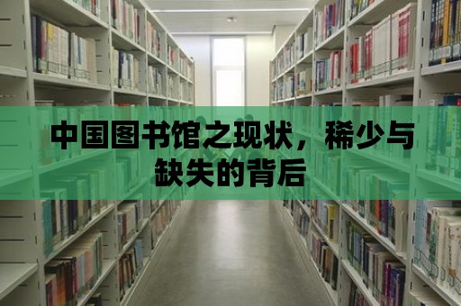 中國圖書館之現狀，稀少與缺失的背后