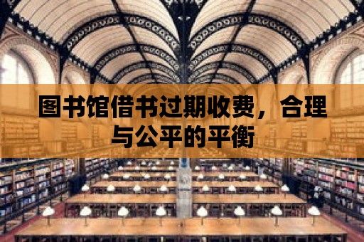 圖書館借書過期收費(fèi)，合理與公平的平衡