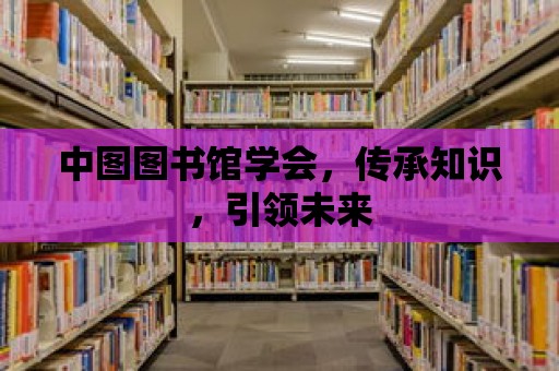 中圖圖書館學會，傳承知識，引領未來