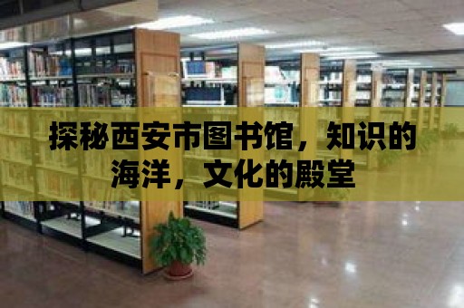 探秘西安市圖書館，知識的海洋，文化的殿堂