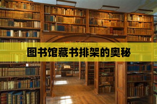 圖書館藏書排架的奧秘