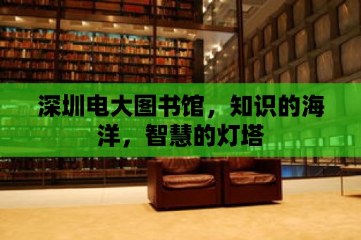 深圳電大圖書館，知識的海洋，智慧的燈塔