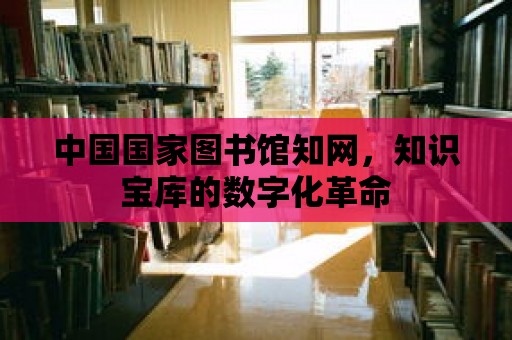 中國國家圖書館知網(wǎng)，知識寶庫的數(shù)字化革命