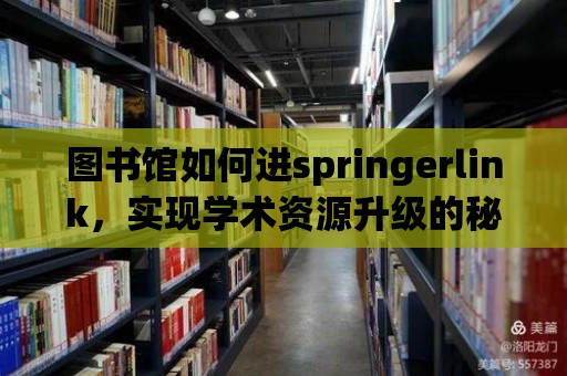 圖書館如何進springerlink，實現學術資源升級的秘訣