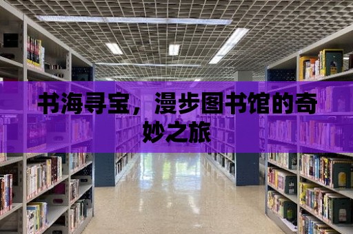 書海尋寶，漫步圖書館的奇妙之旅