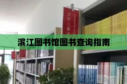 濱江圖書館圖書查詢指南