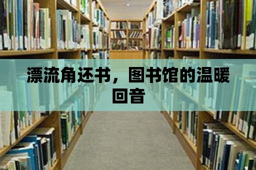 漂流角還書，圖書館的溫暖回音