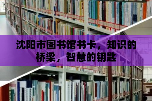 沈陽市圖書館書卡，知識的橋梁，智慧的鑰匙