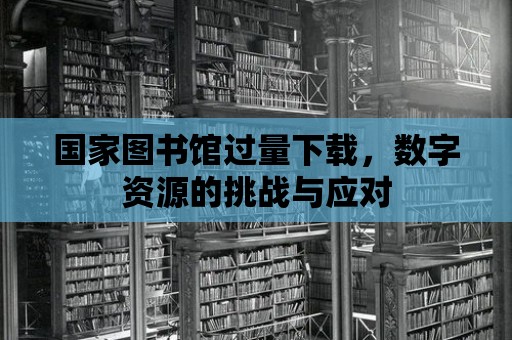 國家圖書館過量下載，數字資源的挑戰與應對