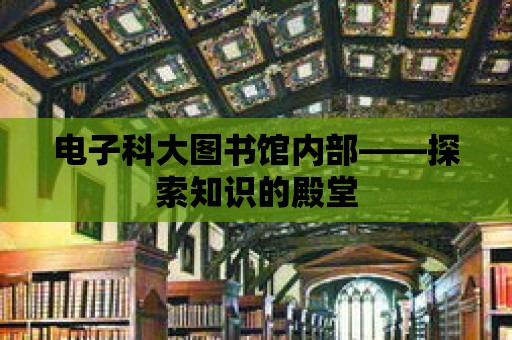 電子科大圖書館內部——探索知識的殿堂