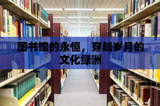 圖書館的永恒，穿越歲月的文化綠洲