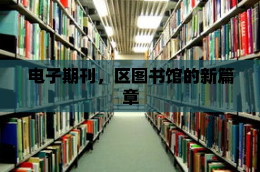 電子期刊，區(qū)圖書館的新篇章