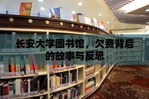 長安大學圖書館，欠費背后的故事與反思