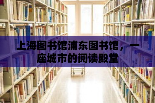 上海圖書館浦東圖書館，一座城市的閱讀殿堂